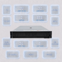 Serveur Rack R750 R760 R740xd R730 R720xd R720 2U SAS HDD SATA SSD pour le calcul, le Big Data, l'hyperconvergence et le web