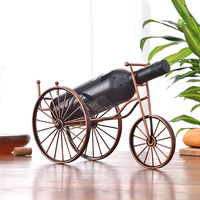Tricycle créatif porte-bouteille de vin unique, support de stockage de bouteilles de vin, support décoratif pour la maison Restaurant Bar