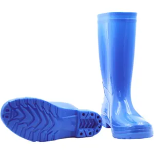 男士透明靴子优质防水防雨靴盖Pvc防雨鞋