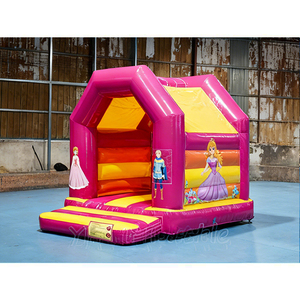 Château gonflable rose <span class=keywords><strong>Princesse</strong></span> pour enfants, trampoline intérieur/extérieur pour filles, lit de saut pour fête <span class=keywords><strong>d</strong></span>'anniversaire - Product Image 3