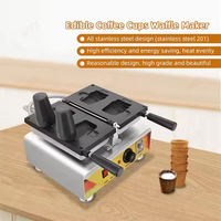 Machine à fabriquer des coupes à glace, des coupes à thé au lait, des coupes à gaufres, des coupes à café comestibles