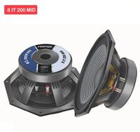 Altavoz Portátil de 8 Pulgadas y 400W con Diafragma de Papel de Alta Sensibilidad, Sistema de Línea de Altavoces Octagonal