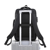 Mochila Oxford Resistente al Agua para Hombre, Mochila de Gran Capacidad para Viajes de Negocios, Mochila con Bolsillos para la Oficina y Desplazamientos Diarios