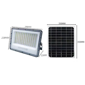 Projecteur solaire extérieur personnalisé 100w 200w 300w 400w multi-puissance IP66 haute luminosité facile à installer avec panneau solaire - Product Image 5