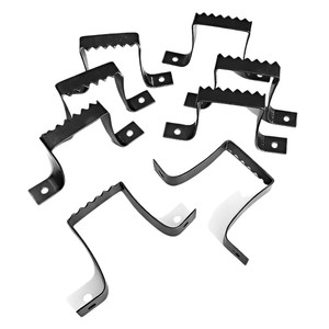 Black Serrated Wall <b>Hook</b> 30mm Length Iron Single <b>Hook</b> <b>For</b> Clock Mirror Frame Hidden <b>Hanging</b> - Product Image 5