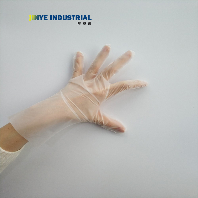 Одноразовые пластиковые полиэтиленовые защитные полиэтиленовые перчатки без порошка безопасные для пищевых продуктов