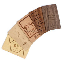 Porte-clés en bois pour hôtel, étiquette porte-clés en bois