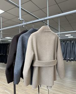 Nouveau Manteau Trench en <span class=keywords><strong>Laine</strong></span> pour Femme, Collection Hiver 2026 Printemps, Élégant Manteau en Cachemire, Manteau Trench Luxueux pour Femme - Product Image 4