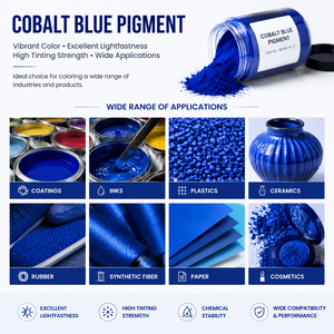 Pigmento Blu Cobalto PB28 1300 ad Alta Purezza OEM ODM ° Pigmento Inorganico Resistente al Calore per Smalti Ceramici, Rivestimenti e Plastiche - Product Image 6