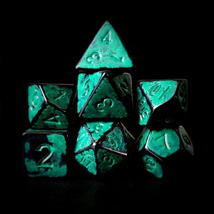 Dés de D&D avec 7 pièces, idéaux pour Dungeons and Dragons, <span class=keywords><strong>RPG</strong></span>, MTG, jeux de rô<span class=keywords><strong>le</strong></span> de table D4 D6 D8 D10 D% D12 D20 - Product Image 5