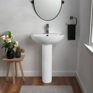 <span class=keywords><strong>Lavabo</strong></span> in Ceramica Dipinto a <span class=keywords><strong>Mano</strong></span> con Piedistallo Mini Lavandino - Product Image 4
