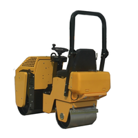 Rouleau vibratoire à double tambour stable et haute performance SRD800 avec moteur Changchai et puissance de 8 kW