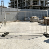 Clôture temporaire de haute qualité pour entrepôt aux États-Unis – Panneaux métalliques à piquets pour la sécurité des chantiers de construction