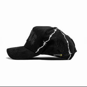 Novedad Gorras de Béisbol de Gamuza para Exteriores de 5 Paneles, Diseño Transpirable Gallo Fino X <span class=keywords><strong>Tito</strong></span> Double P, Bordado Deportivo Unisex - Product Image 3