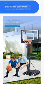 Panier de <span class=keywords><strong>Basket</strong></span>-ball pour Enfant Réglable en <span class=keywords><strong>Hauteur</strong></span>, Intérieur/Extérieur, avec Support d'Entraînement - Product Image 5