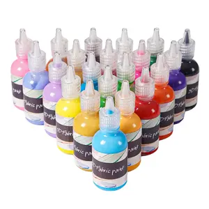 low price fabric paint/bright colorful fabric paint