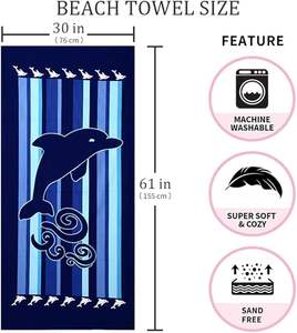 Полотенце пляжное из микрофибры - Product Image 3