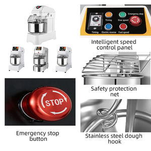 बहुमुखी 7l इलेक्ट्रिक मिक्सर 220v टेबल टॉप ब्रेड मशीन स्टेनलेस स्टील कटोरे के लिए स्टेनलेस स्टील कटोरा - Product Image 2