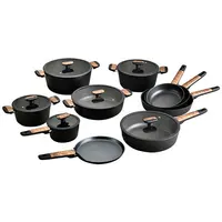 die cast aluminum non stick parini cookware five section divided frying pan  with copper ceramic coating