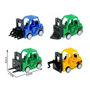 รถของเล่นแบบผลักดันและดึงกลับ รุ่นรถยก ซีรีส์ยานยนต์วิศวกรรม ของเล่นแรงเสียดทาน สำหรับไข่เซอร์ไพรส์ แคปซูลขนาด 75 มม. - Product Image 1