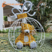 Sarong — supports d'éclairage de noël personnalisés, grande lampe led 3d, motifs d'animaux, sculpture, grand, 250CM
