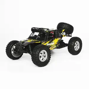 Mobil Listrik RC skala 1/12, kereta rel pasir penggerak roda 4WD