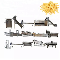 Machine à frire continue de grande capacité pour le traitement de boules de pâte de poulet de viande de pâte frite pour les lignes alimentaires de fruits et de bonbons