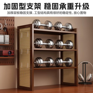 Bamboe bureau-opbergrek Meerlaags eenvoudig gatenbord Licht luxe boekenplank Studentenhuishouden Ruimtebesparende kleine boekenkast - Product Image 4