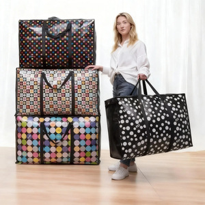 Extra Large Storage Woven <b>Bag</b> Rectangle Moisture Proof Moving Quilt Packing <b>Bag</b> Thickened Capacity Luggage <b>Bag</b> - Product Image 1