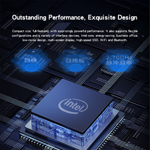 Mini ordinateur industriel Intel Core, ordinateur de bureau compact et portable pour le divertissement à <span class=keywords><strong>domicile</strong></span>, le bureau et l'<span class=keywords><strong>informatique</strong></span> quotidienne - Product Image 3
