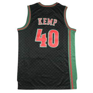 Seattle Super Sonics 2026 para Hombre, Talla 20 #   Gary Payton 40 #   Camiseta <span class=keywords><strong>de</strong></span> Baloncesto <span class=keywords><strong>de</strong></span> Verano Shawn Kemp, Cosida, <span class=keywords><strong>100</strong></span>% Poliéster, para Fanáticos del Deporte - Product Image 5