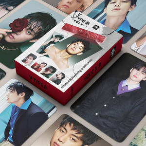 Photocard de <span class=keywords><strong>Taehyung</strong></span> de Bangtan Boys, tipo V, 55 piezas/caja, tarjeta Lomo, tarjeta fotográfica de ídolos de KPOP - Product Image 3