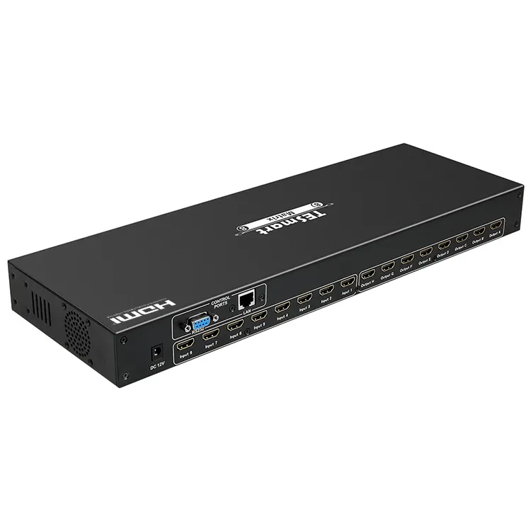 TESmart ad alta velocità 4K 30Hz 8 In 8 Out HDMI Matrix Switch 8x8 HDCP smart EDID IR supporto RS232 LAN 4x4 4x2 HDMI Matrix Switcher