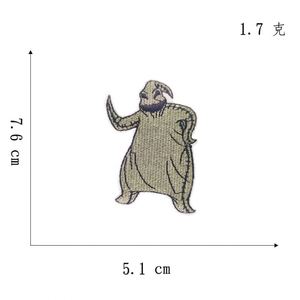 NEW Iron on Embroidery Bloodcurdling Style Skull Patch for Clothes Bag Decoration - Product Image 2