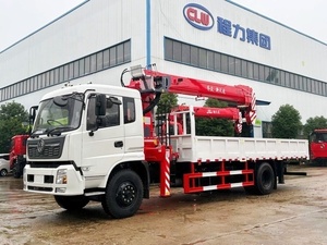 Camion <span class=keywords><strong>benne</strong></span> Dongfeng <span class=keywords><strong>4x2</strong></span> 8T avec <span class=keywords><strong>grue</strong></span> télescopique montée sur camion - Product Image 3