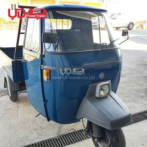 Chariot de restauration rapide, remorque mobile à café en plein air, tricycle Tuk Tuk <span class=keywords><strong>Piaggio</strong></span>, camion de nourriture à vendre en Inde - Product Image 4