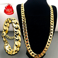 Collier chaîne cubaine de 20mm de large avec fermoir dragon | Style Hip Hop agressif glacé pour hommes