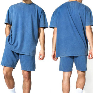 Shorts en coton 100% avec logo personnalisé, taille à cordon, décontractés pour l'été, effet délavé, streetwear, tissu en coton, coupe confortable - Product Image 6