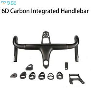 Seemore lựa chọn 6D sợi carbon 420mm thả thanh sừng cong thanh nhỏ gọn Aero đường xe đạp tay lái - Product Image 3