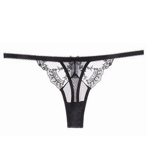 Sexy T Pants <b>Thongs</b> and <b>String</b> Embroidered Lace Panties <b>Thong</b> Underwear Women Pictures - Product Image 1