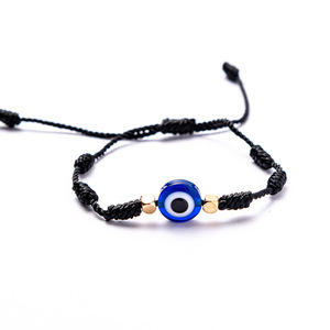 Bracelet porte-bonheur tissé à la main, tendance, religieux, œil du diable turc, collier à œil bleu - Cadeau pour femme - Product Image 5