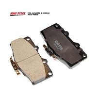 OEM 04465-YZZAF 1Y0H-33-28Z 1Y12-33-28Z 00491-60090 04465-AZ005 04465-35061 Plaquettes de frein en céramique pour LAND CRUISER TOCOMA