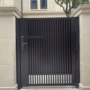 Sistema de Puerta Automática de Diseño Moderno, Puertas de Aluminio, Diseño de Cercas, Rejas para Hogar y Jardín, Puerta Automática Abatible - Product Image 2