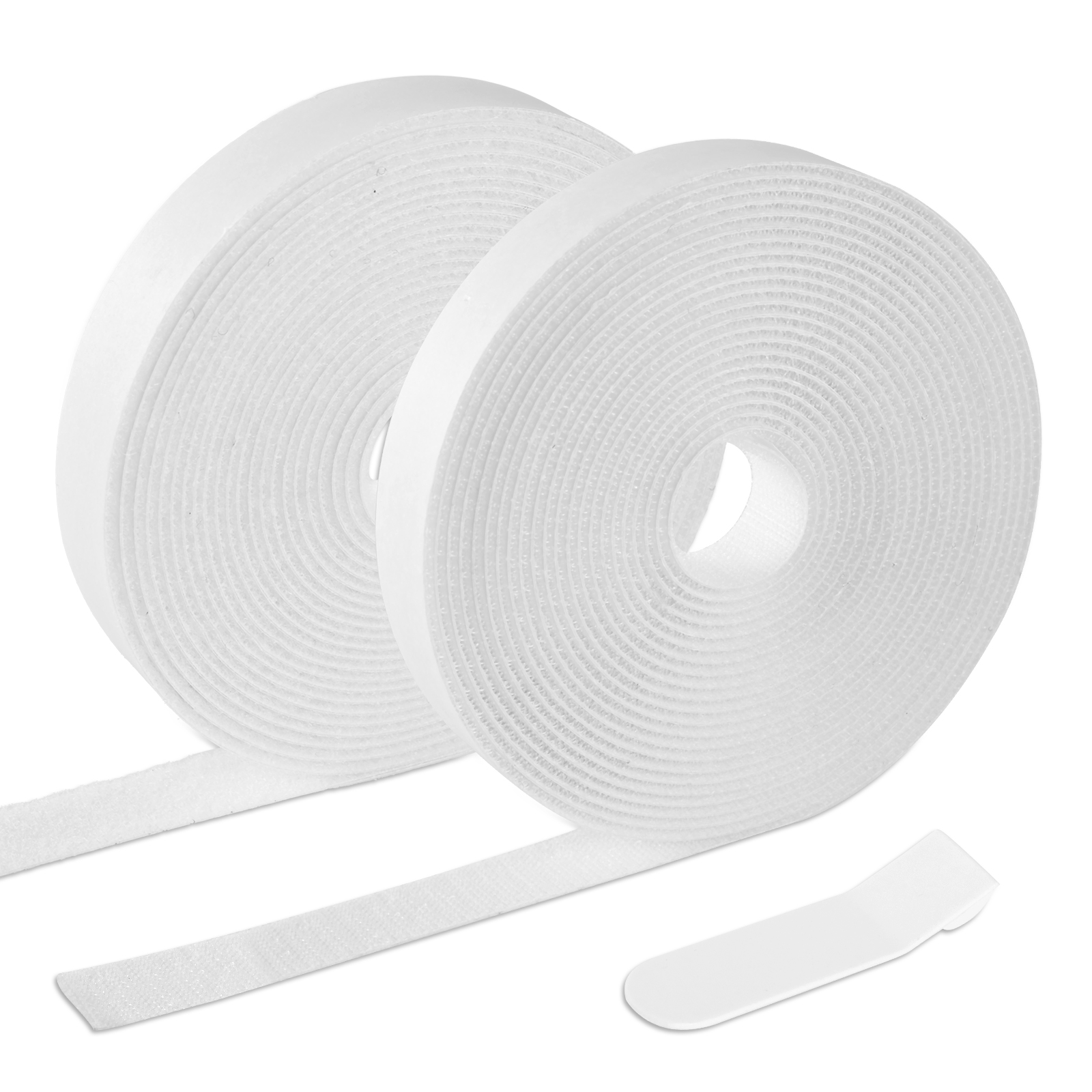 Self Adhesive Stick on Hook Loop Sticky Tape Fastener Strip for Home Office School Car