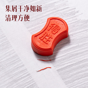Gomme à effacer Deli V34 2B rouge, design cartoon pour étudiants, efface propre sans laisser de résidus sur les crayons - Product Image 2