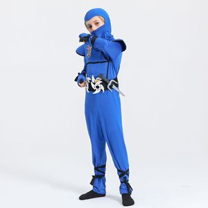 <span class=keywords><strong>Disfraz</strong></span> Infantil de Halloween, Mono de <span class=keywords><strong>Ninja</strong></span> Japonés para Juego de Roles, Traje para Actuación en Escenario de Carnaval con <span class=keywords><strong>Accesorios</strong></span> - Product Image 3