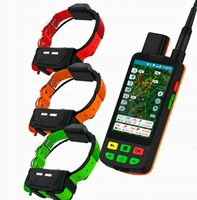 Traceur GPS professionnel pour chiens ESEEK avec technologie VHF, prend en charge 20 chiens, suivi en temps réel, chiens de chasse - 1 terminal portable, 3 colliers
