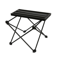 Table de camping moderne en aluminium léger - Mobilier d'extérieur portable et pliable pour barbecue, pique-nique, cuisine, salle de sport et entrepôt