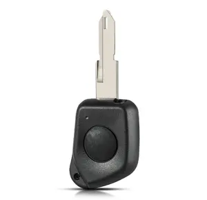 Coque de clé de voiture à distance Clés de véhicule Couverture de clé de remplacement vierge à 1 bouton pour <span class=keywords><strong>Peugeot</strong></span> 106 205 206 <span class=keywords><strong>306</strong></span> 405 406 - Product Image 1