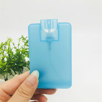 Flacon vaporisateur de parfum de poche de stockage 20ml en forme de carte Flacon vaporisateur de parfum Portable Outdoor Travel Sub-bottle